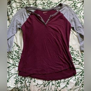 Arizona Jean co. Quarter sleeve top size large.